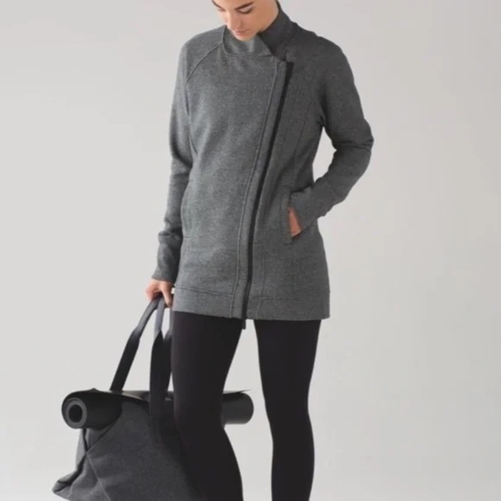 Lululemon | Gray Back To It Wrap Jacket